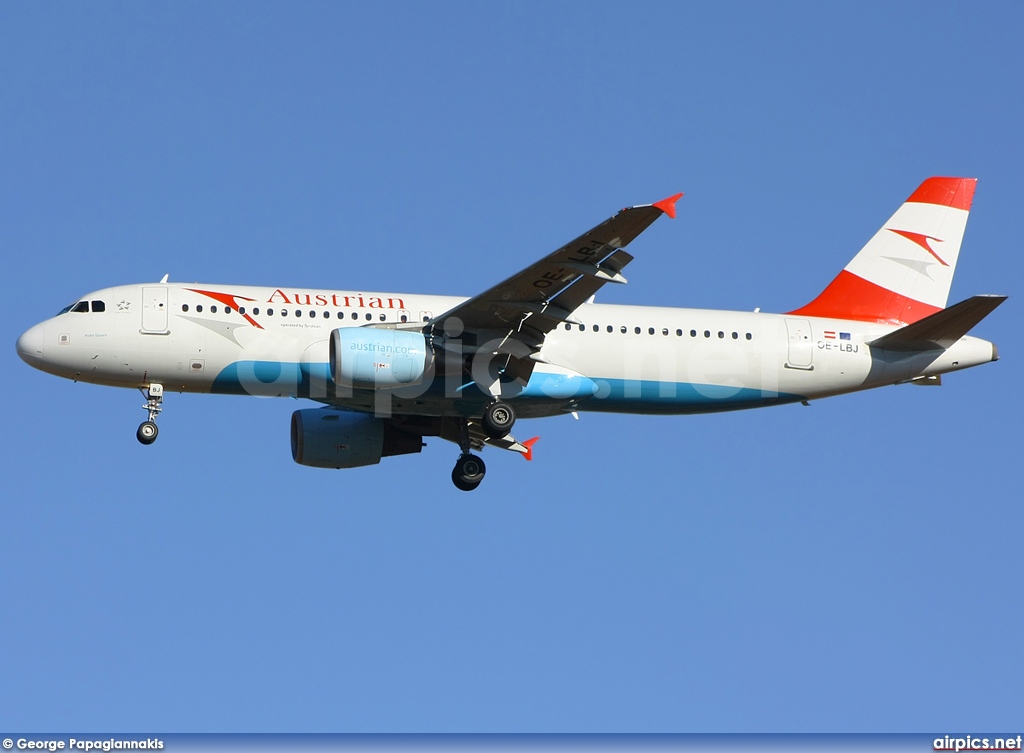 OE-LBJ, Airbus A320-200, Austrian