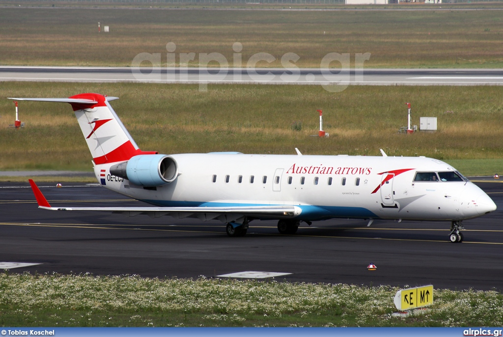 OE-LCJ, Bombardier CRJ-200LR, Austrian Arrows (Tyrolean Airways)