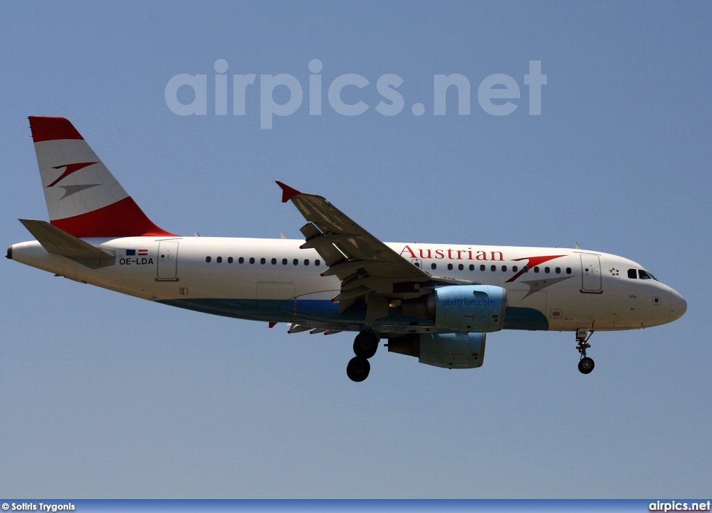 OE-LDA, Airbus A319-100, Austrian