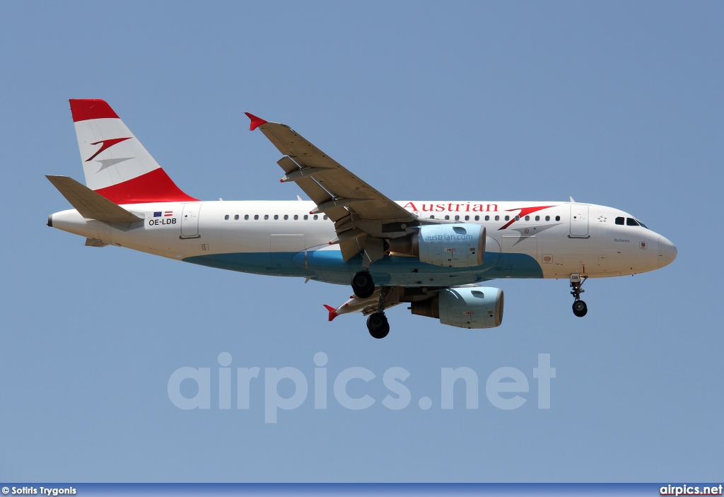 OE-LDB, Airbus A319-100, Austrian