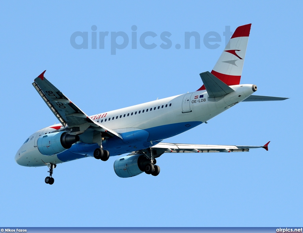 OE-LDB, Airbus A319-100, Austrian