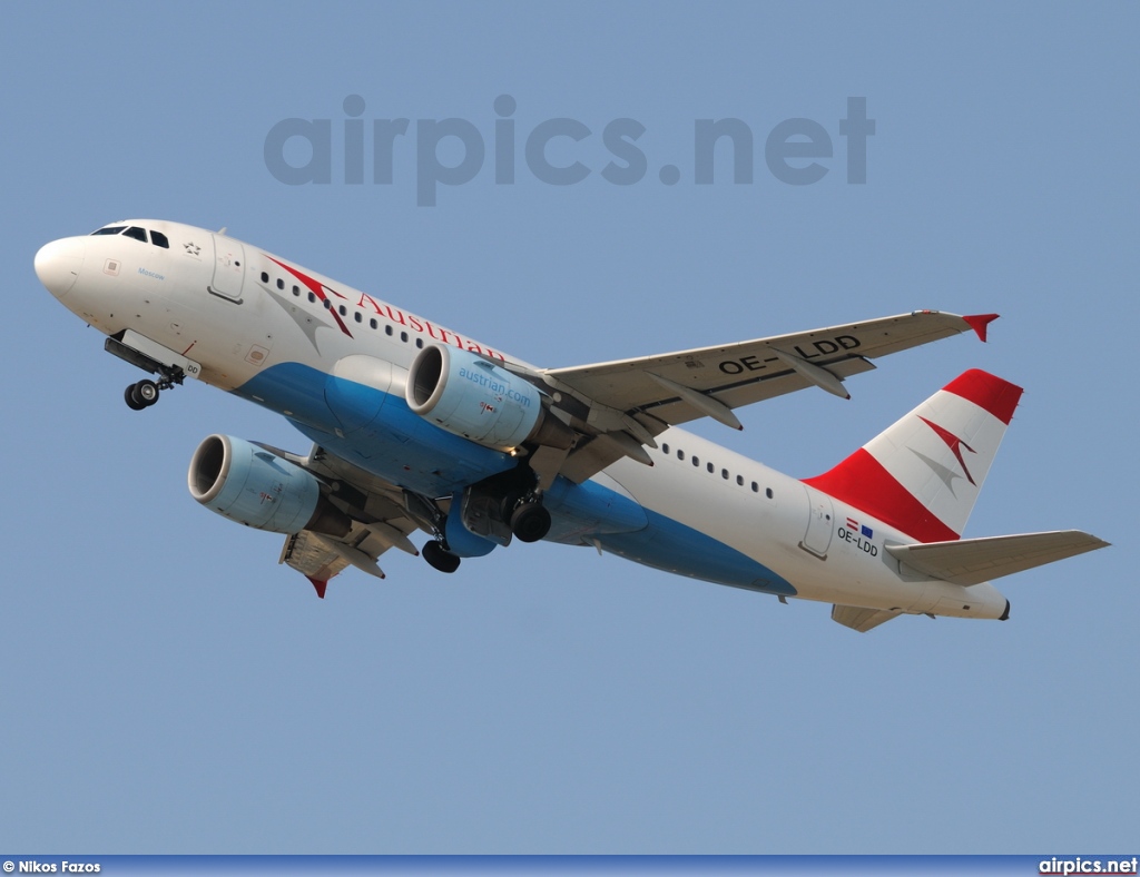 OE-LDD, Airbus A319-100, Austrian