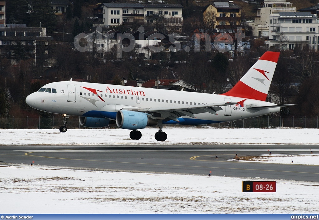 OE-LDG, Airbus A319-100, Austrian