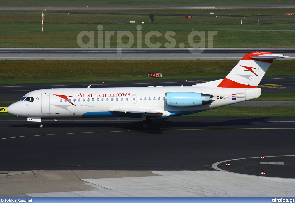 OE-LFH, Fokker 70, Austrian Arrows (Tyrolean Airways)