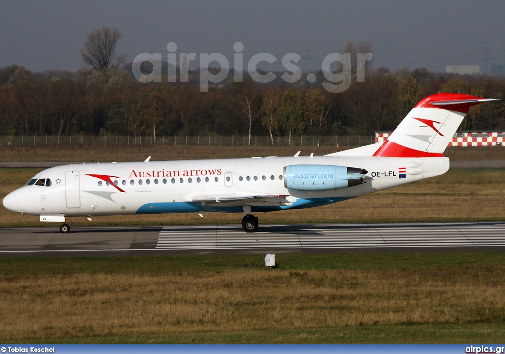 OE-LFL, Fokker 70, Austrian Arrows (Tyrolean Airways)