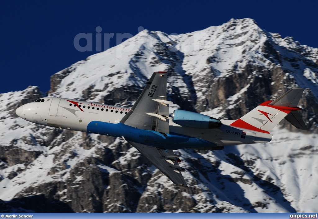 OE-LFR, Fokker 70, Austrian Arrows (Tyrolean Airways)