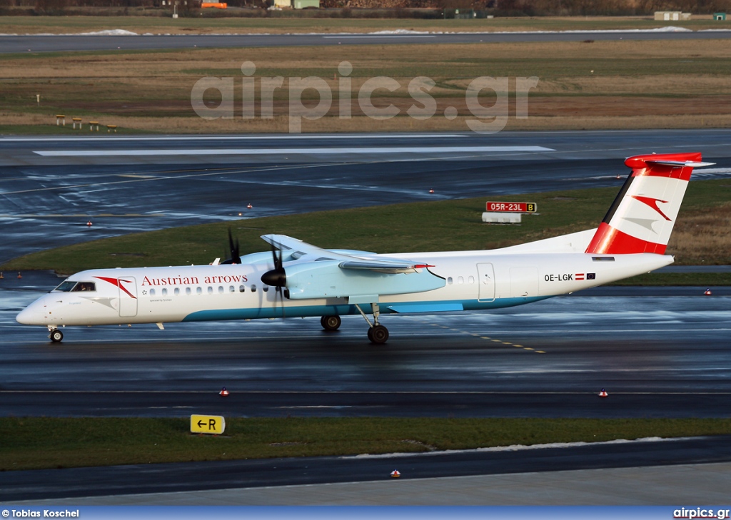 OE-LGK, De Havilland Canada DHC-8-400Q Dash 8, Austrian Arrows (Tyrolean Airways)