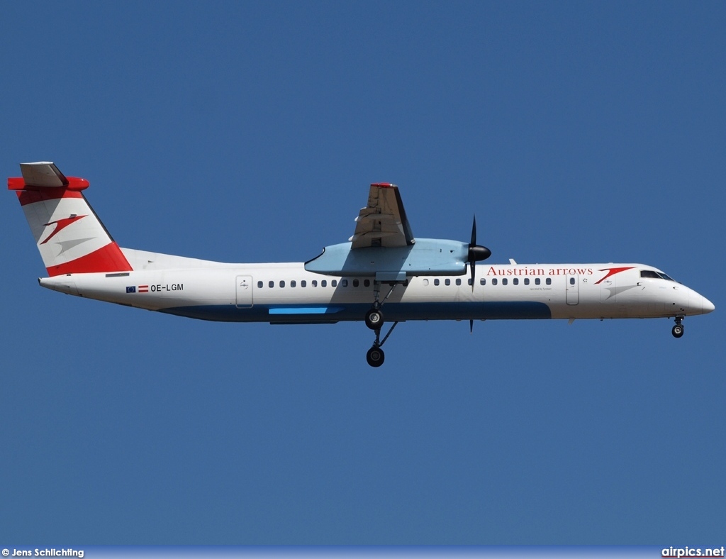OE-LGM, De Havilland Canada DHC-8-400Q Dash 8, Austrian Arrows (Tyrolean Airways)
