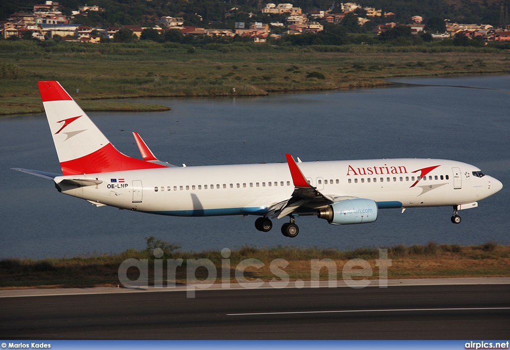 OE-LNP, Boeing 737-800, Austrian