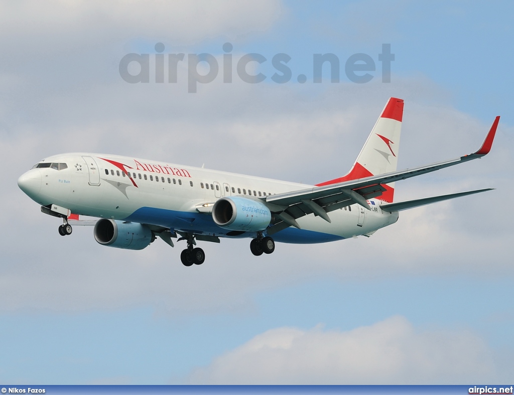 OE-LNR, Boeing 737-800, Austrian