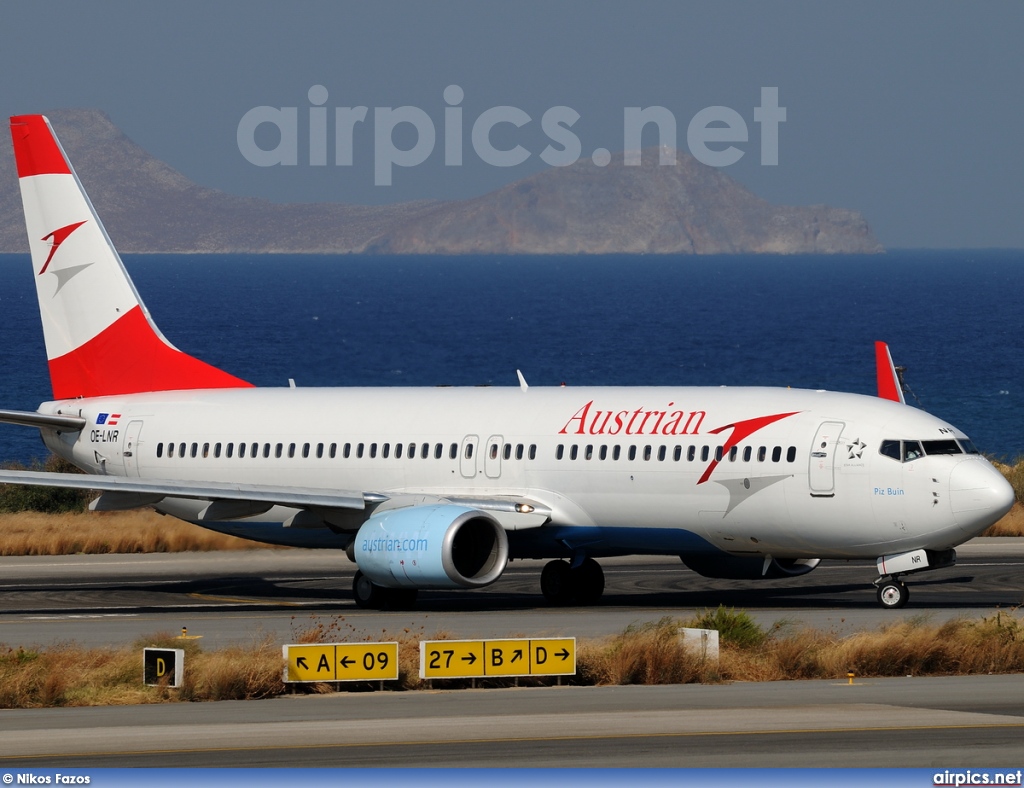 OE-LNR, Boeing 737-800, Austrian