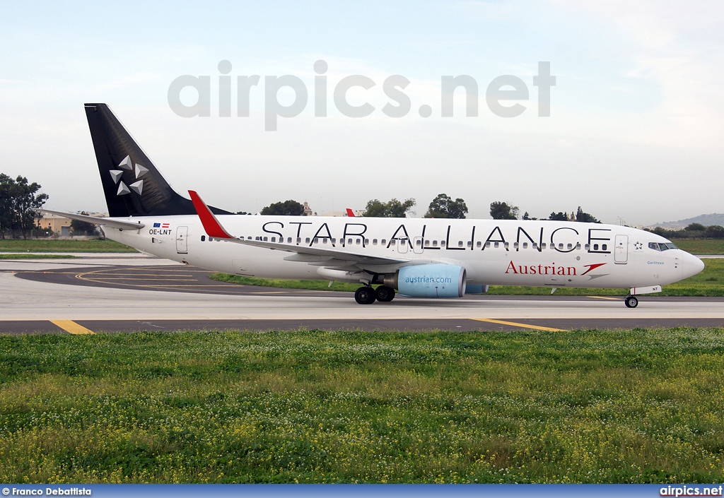 OE-LNT, Boeing 737-800, Austrian