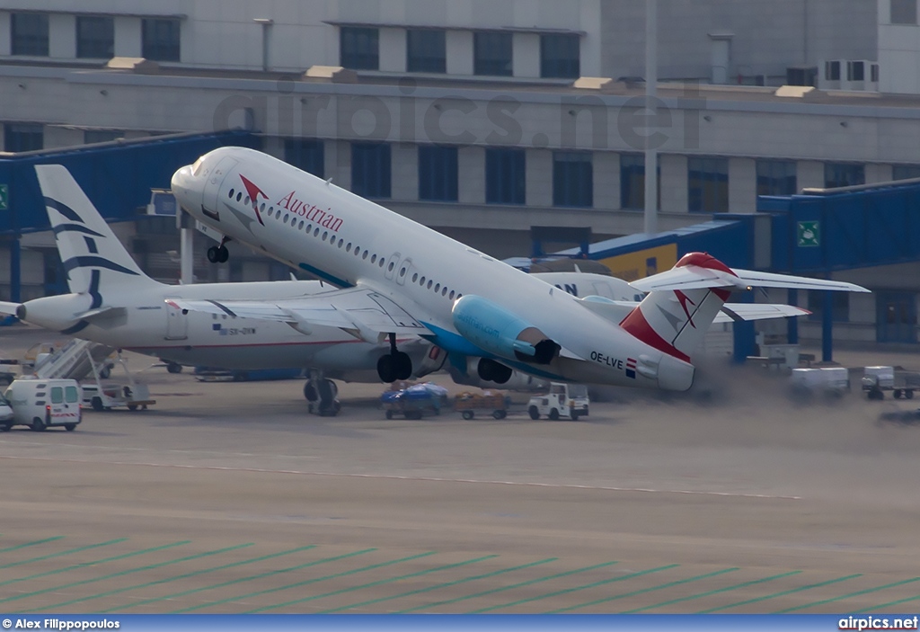 OE-LVE, Fokker F100, Austrian Arrows (Tyrolean Airways)