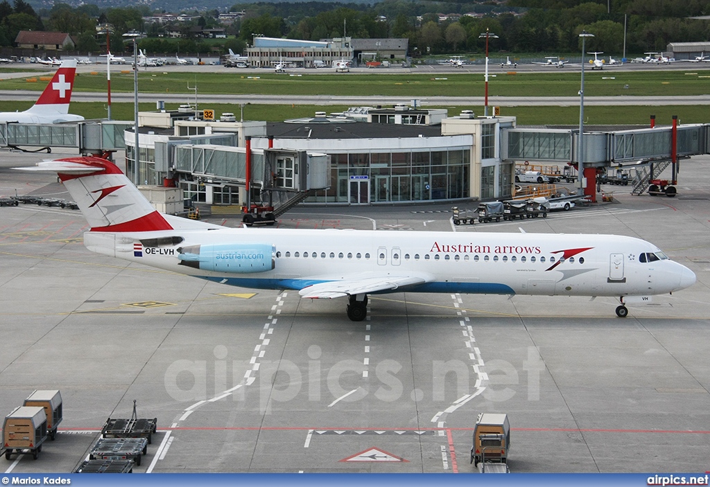 OE-LVH, Fokker F100, Austrian Arrows (Tyrolean Airways)