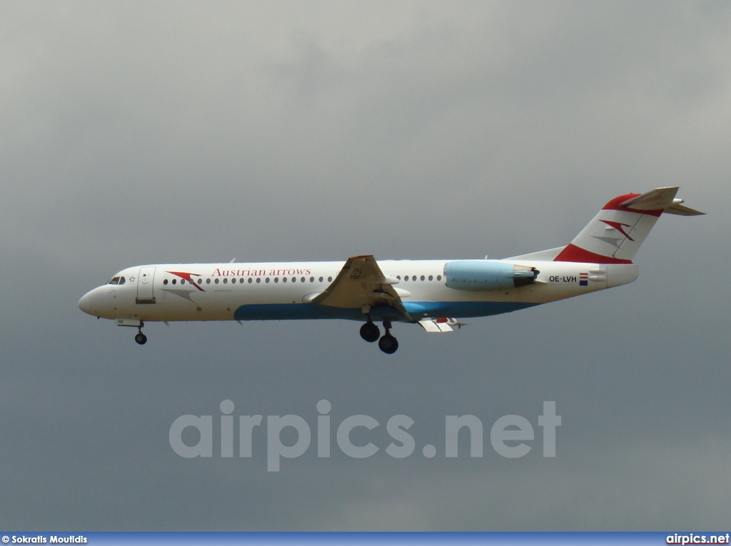 OE-LVH, Fokker F100, Austrian Arrows (Tyrolean Airways)