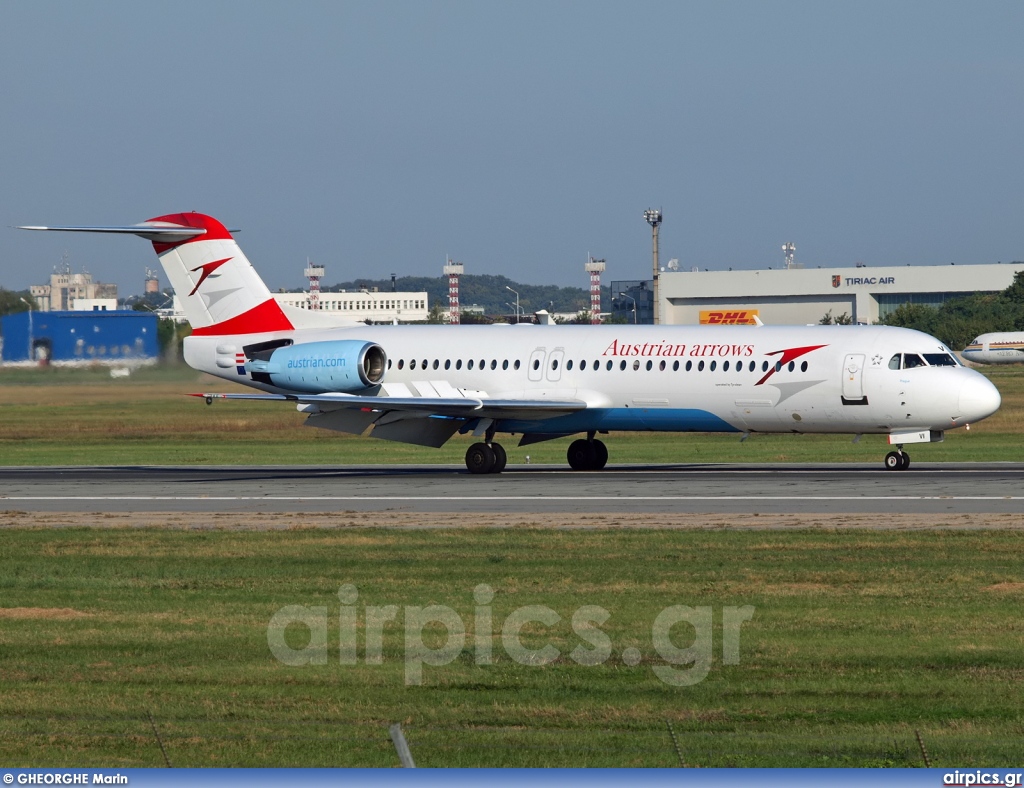 OE-LVI, Fokker F100, Austrian Arrows (Tyrolean Airways)