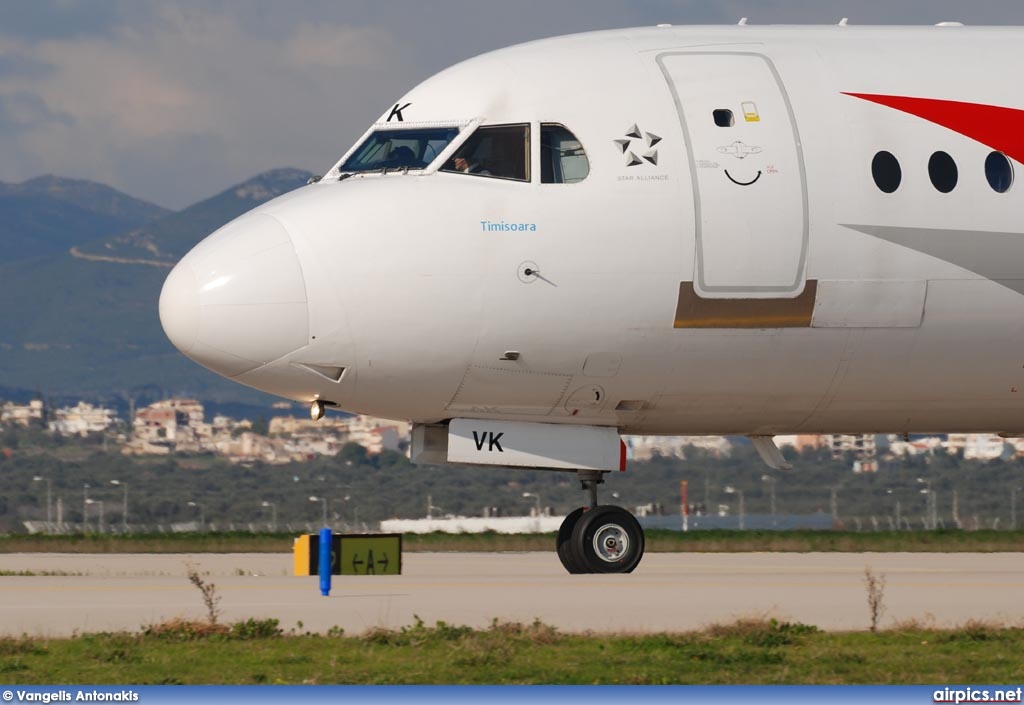 OE-LVK, Fokker F100, Austrian Arrows (Tyrolean Airways)