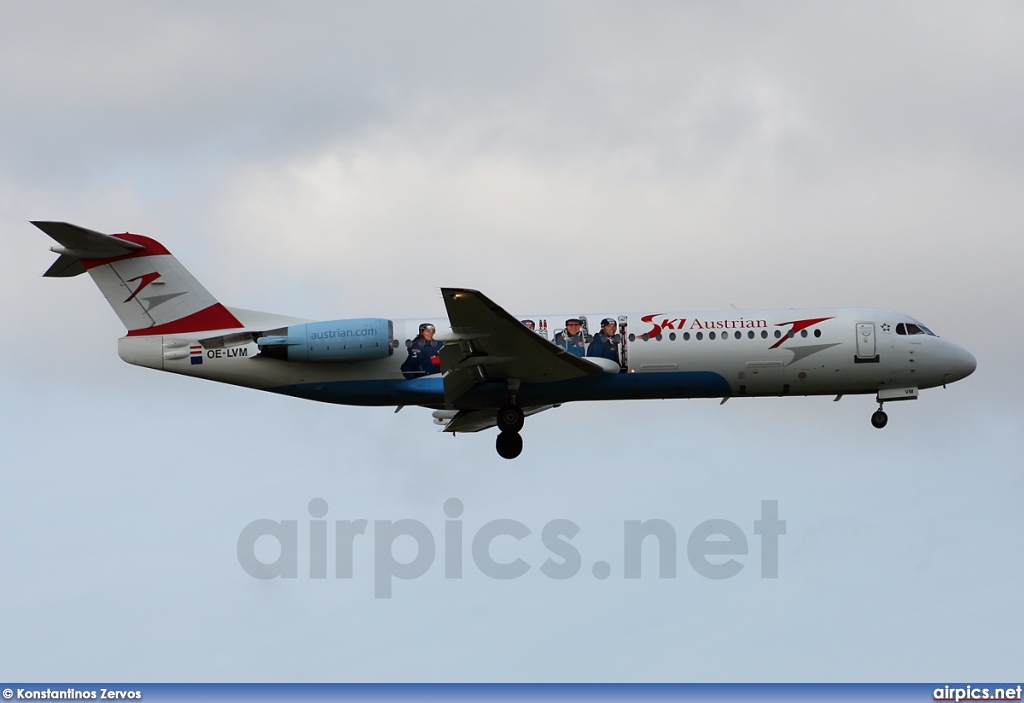 OE-LVM, Fokker F100, Austrian Arrows (Tyrolean Airways)