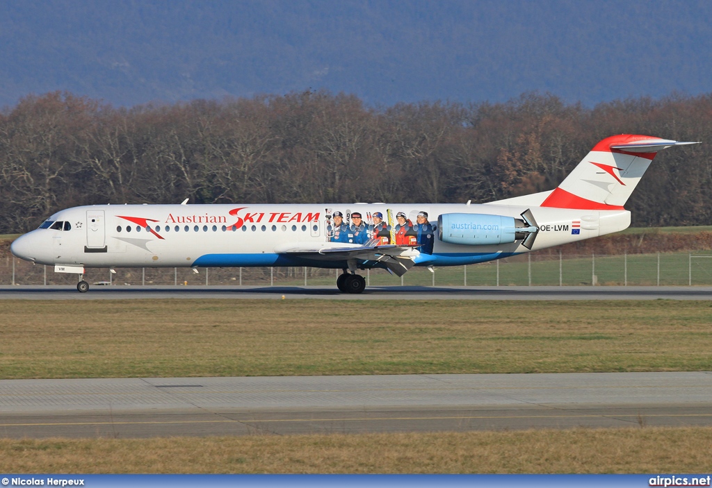 OE-LVM, Fokker F100, Austrian Arrows (Tyrolean Airways)