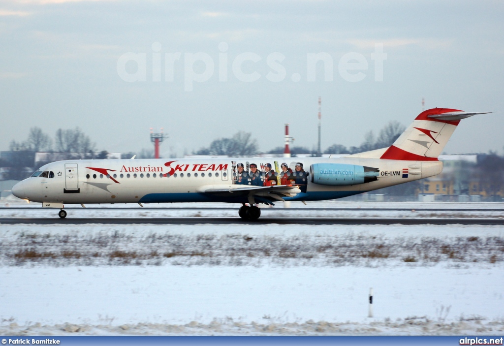 OE-LVM, Fokker F100, Austrian Arrows (Tyrolean Airways)