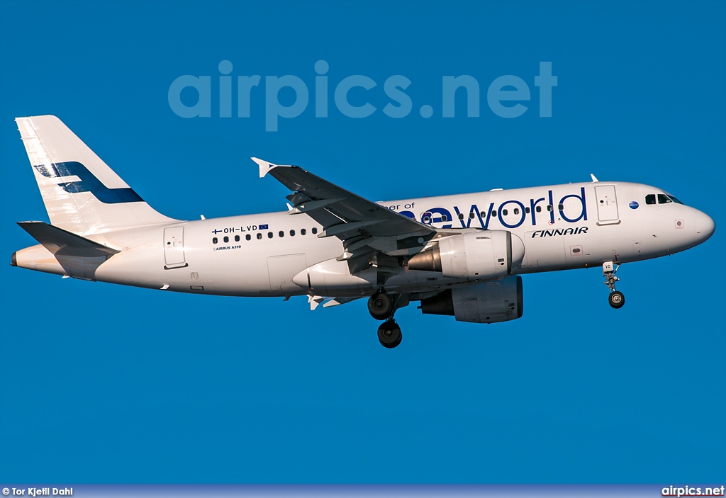 OH-LVD, Airbus A319-100, Finnair