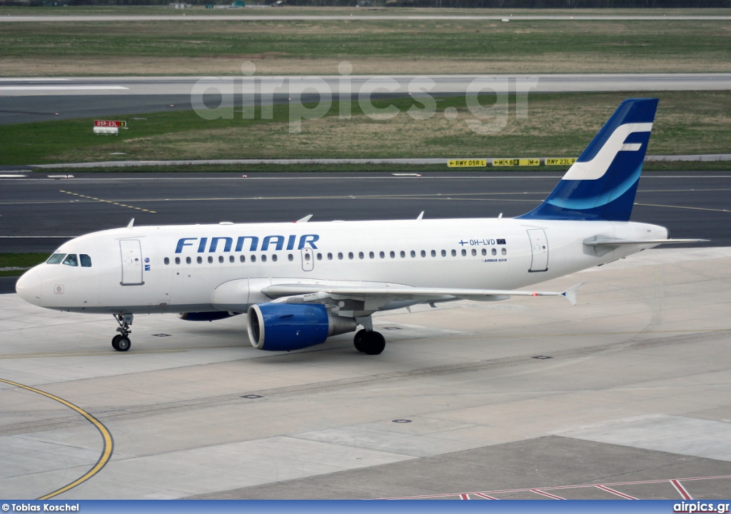 OH-LVD, Airbus A319-100, Finnair