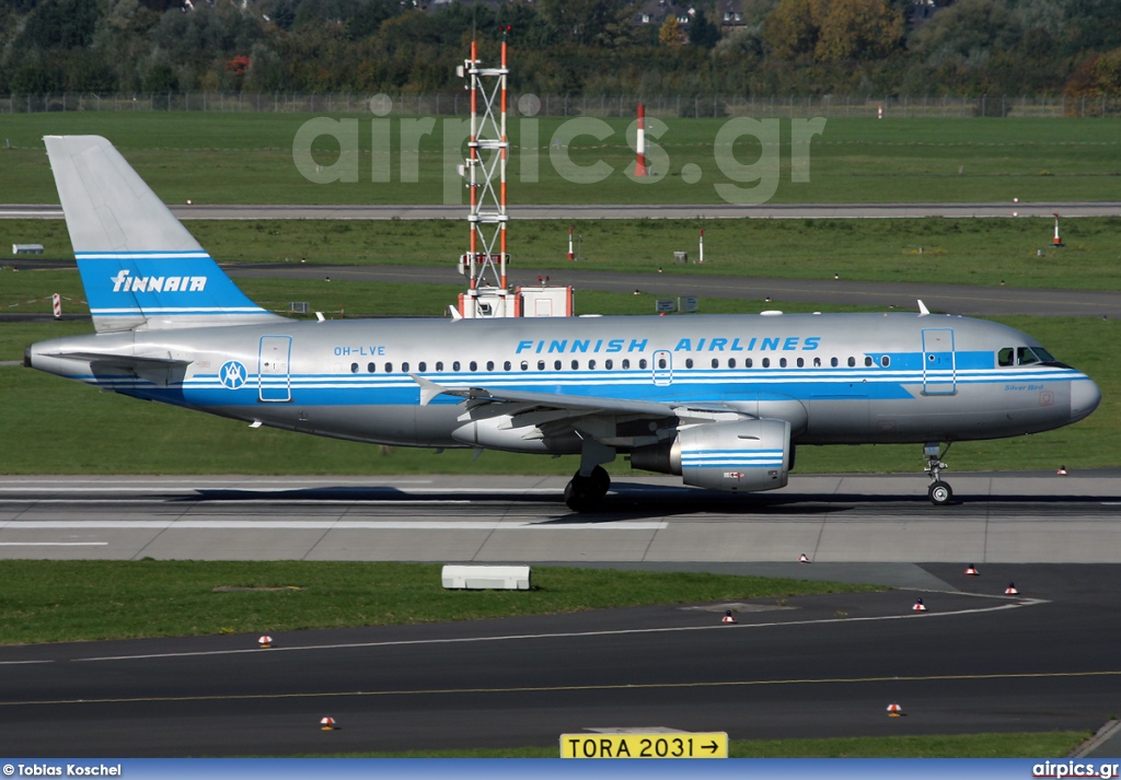 OH-LVE, Airbus A319-100, Finnair