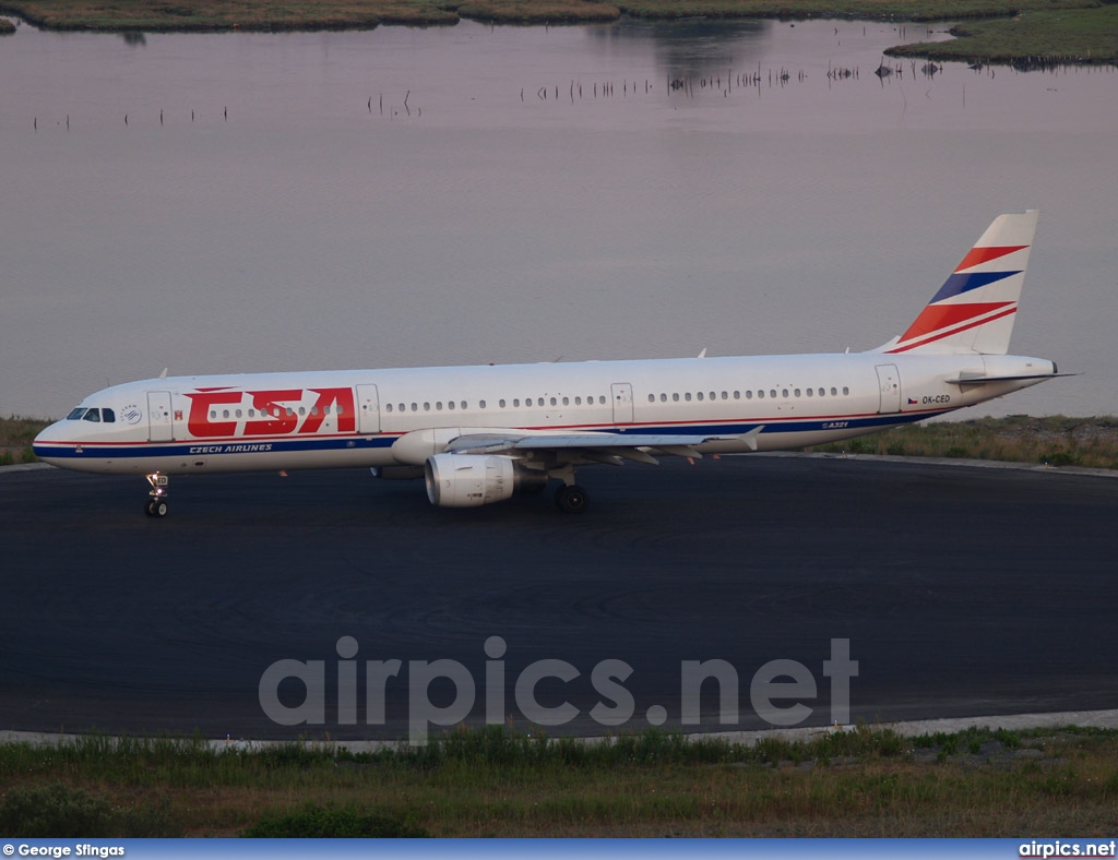 OK-CED, Airbus A321-200, CSA Czech Airlines