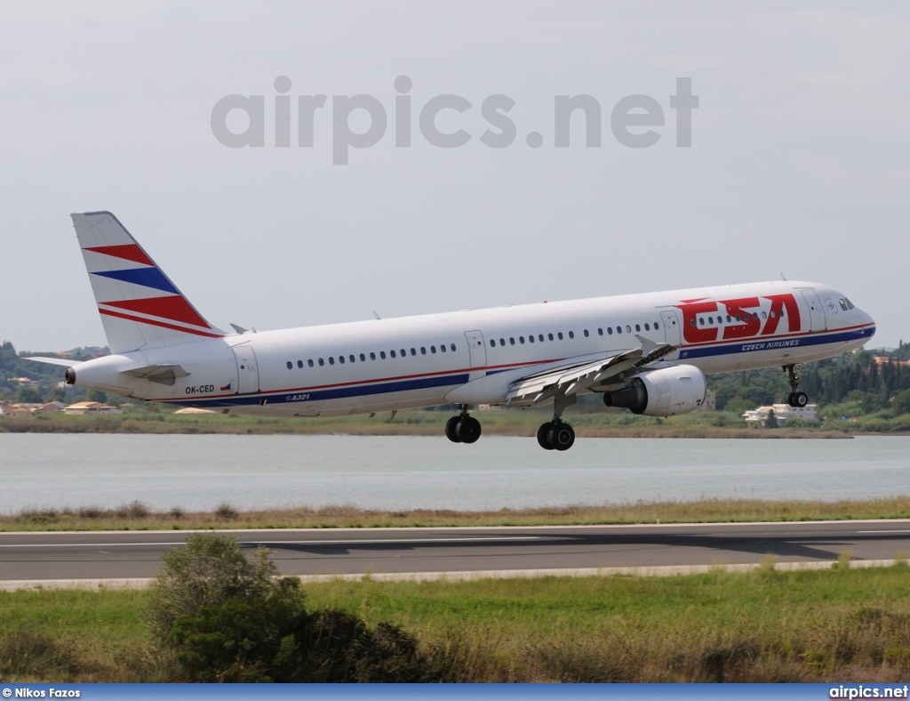 OK-CED, Airbus A321-200, CSA Czech Airlines