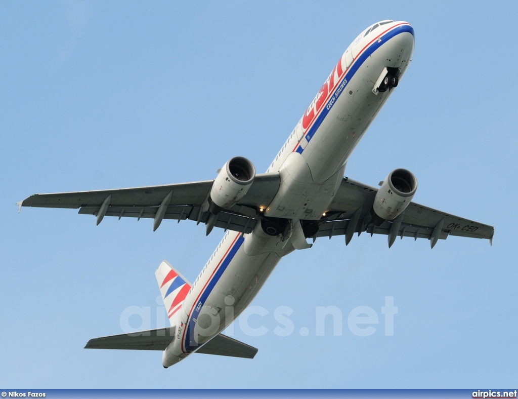 OK-CED, Airbus A321-200, CSA Czech Airlines