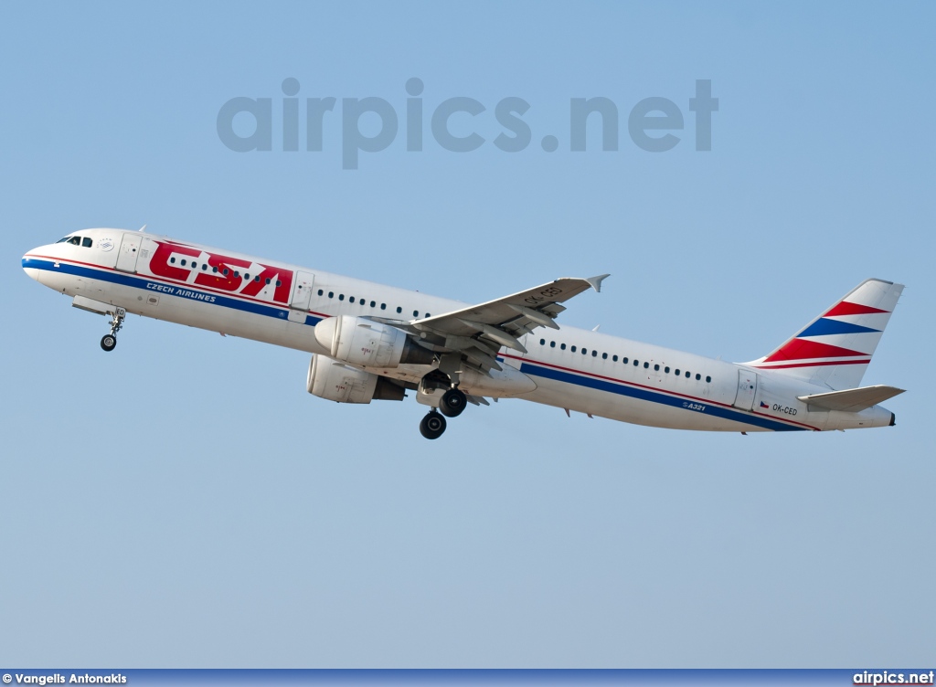 OK-CED, Airbus A321-200, CSA Czech Airlines