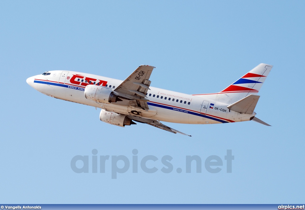 OK-CGH, Boeing 737-500, CSA Czech Airlines