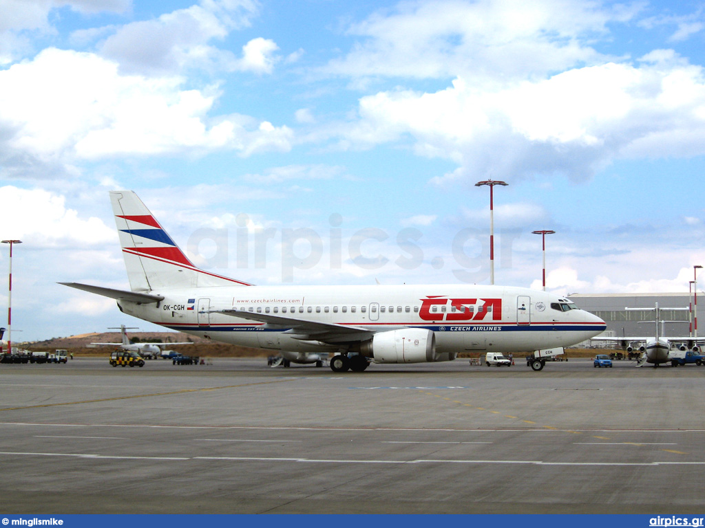 OK-CGH, Boeing 737-500, CSA Czech Airlines