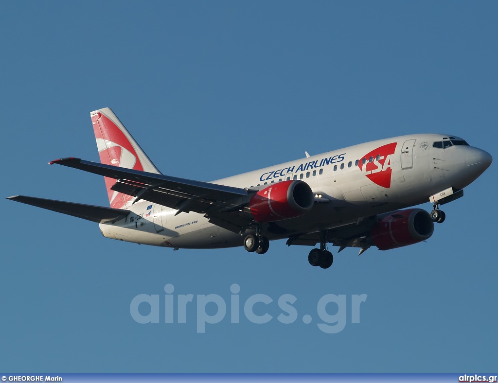 OK-CGK, Boeing 737-500, CSA Czech Airlines