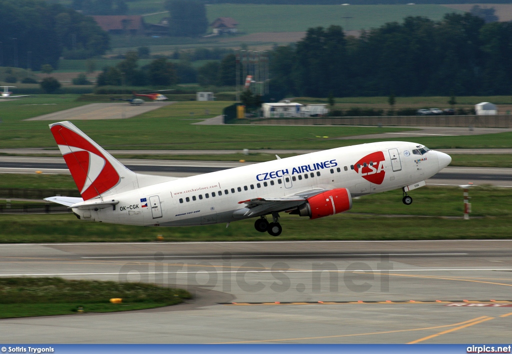 OK-CGK, Boeing 737-500, CSA Czech Airlines