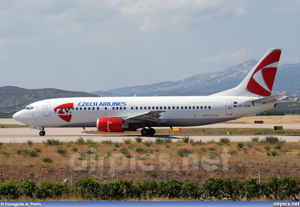 OK-DGM, Boeing 737-400, CSA Czech Airlines