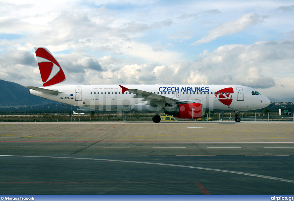 OK-GEA, Airbus A320-200, CSA Czech Airlines