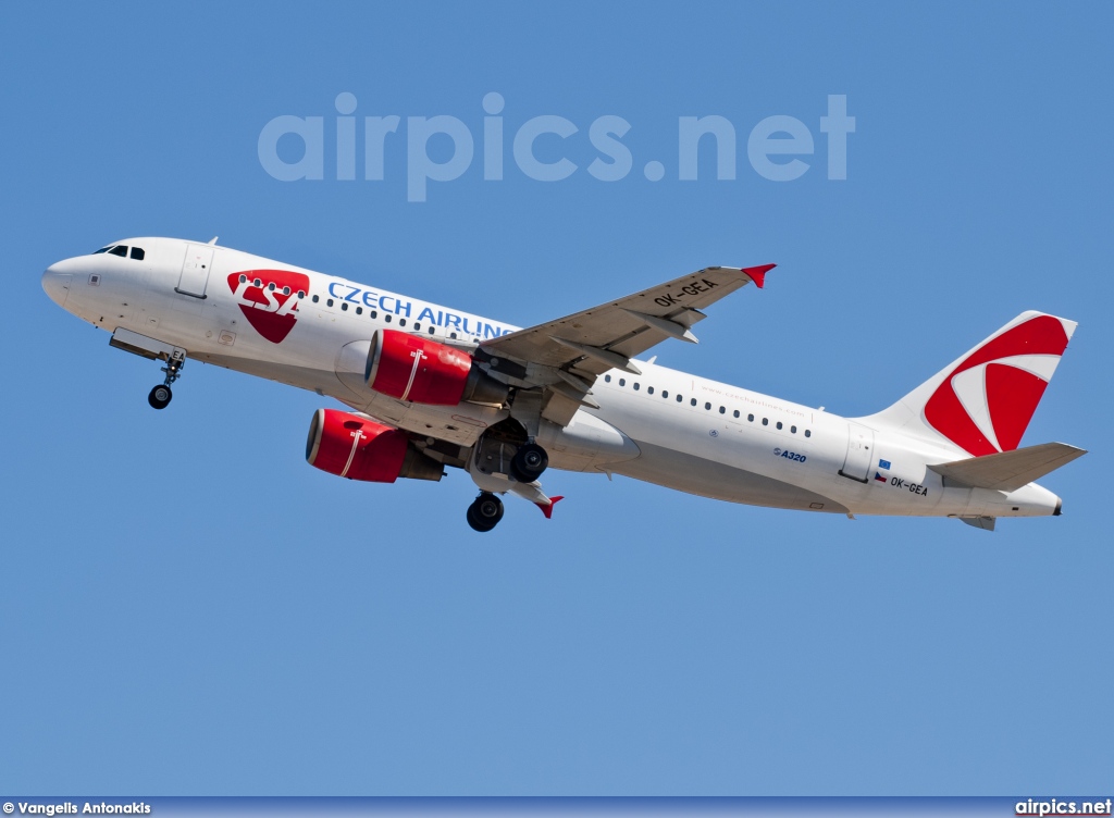 OK-GEA, Airbus A320-200, CSA Czech Airlines