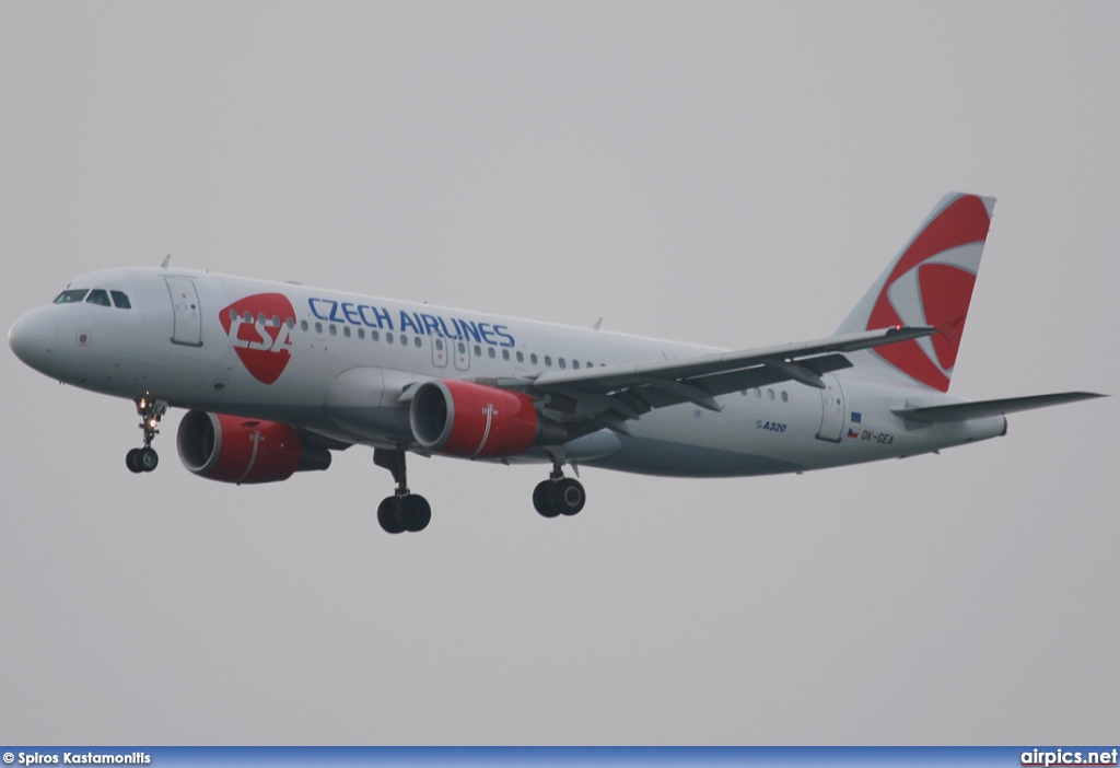 OK-GEA, Airbus A320-200, CSA Czech Airlines