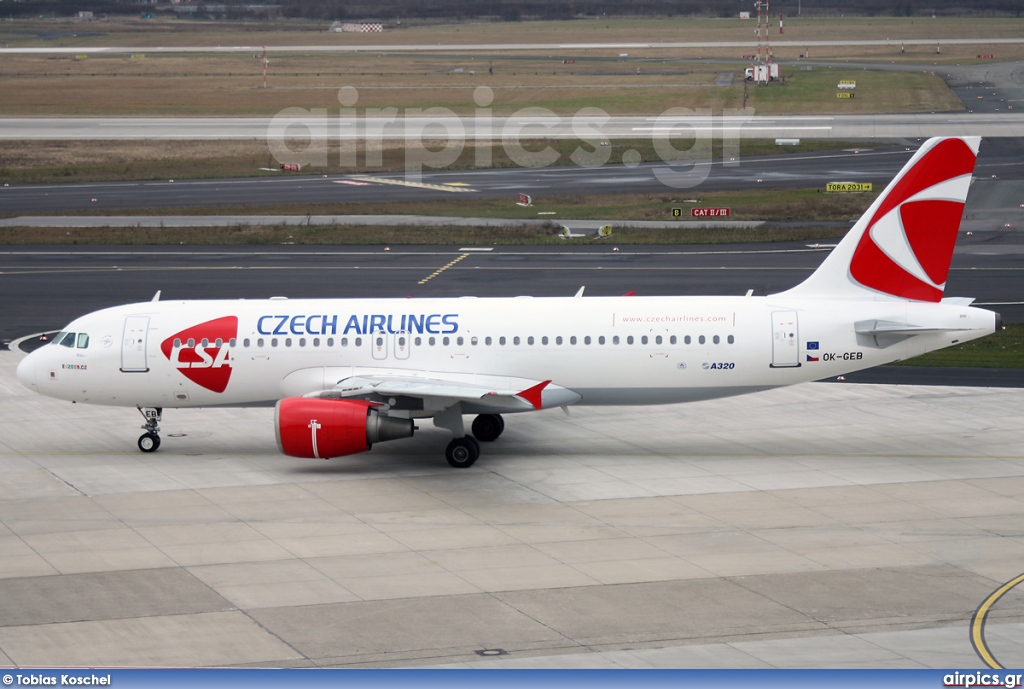 OK-GEB, Airbus A320-200, CSA Czech Airlines