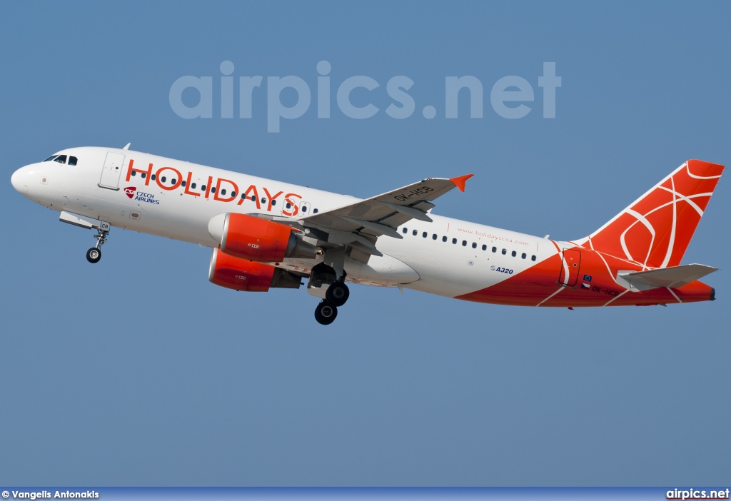 OK-HCB, Airbus A320-200, HOLIDAYS Czech Airlines