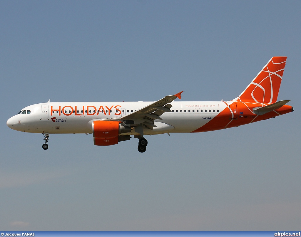 OK-LEF, Airbus A320-200, HOLIDAYS Czech Airlines