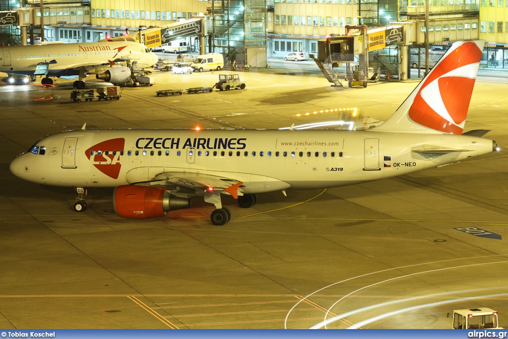 OK-NEO, Airbus A319-100, CSA Czech Airlines