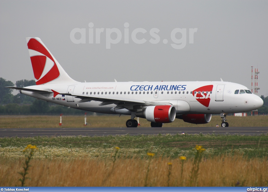 OK-NEO, Airbus A319-100, CSA Czech Airlines