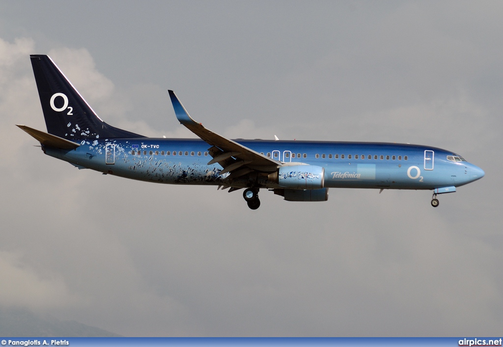 OK-TVC, Boeing 737-800, Travel Service (Czech Republic)