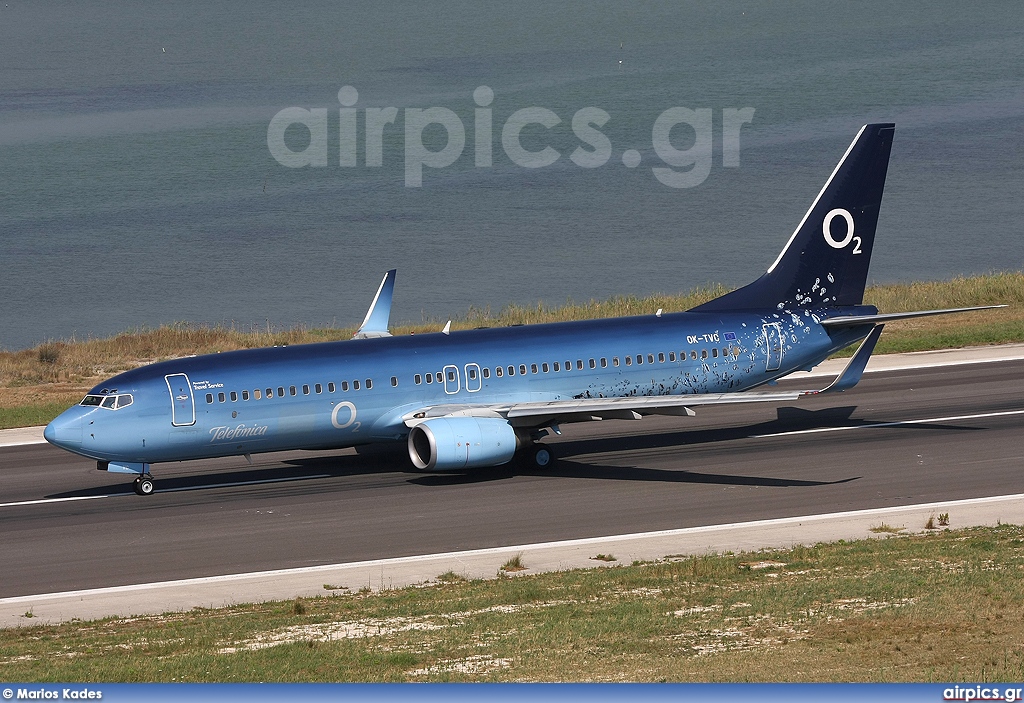 OK-TVC, Boeing 737-800, Travel Service (Czech Republic)