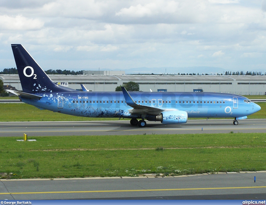 OK-TVC, Boeing 737-800, Travel Service (Czech Republic)