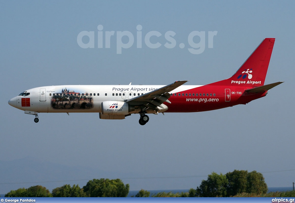 OK-TVD, Boeing 737-800, Travel Service (Czech Republic)