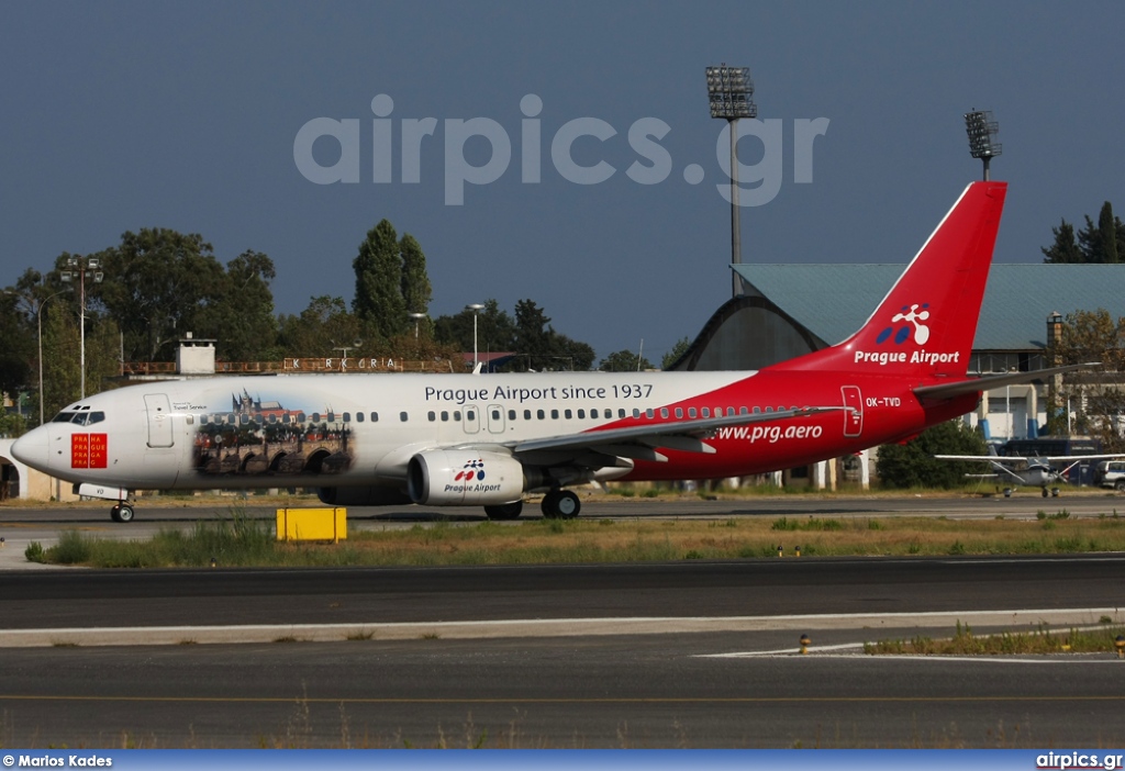 OK-TVD, Boeing 737-800, Travel Service (Czech Republic)