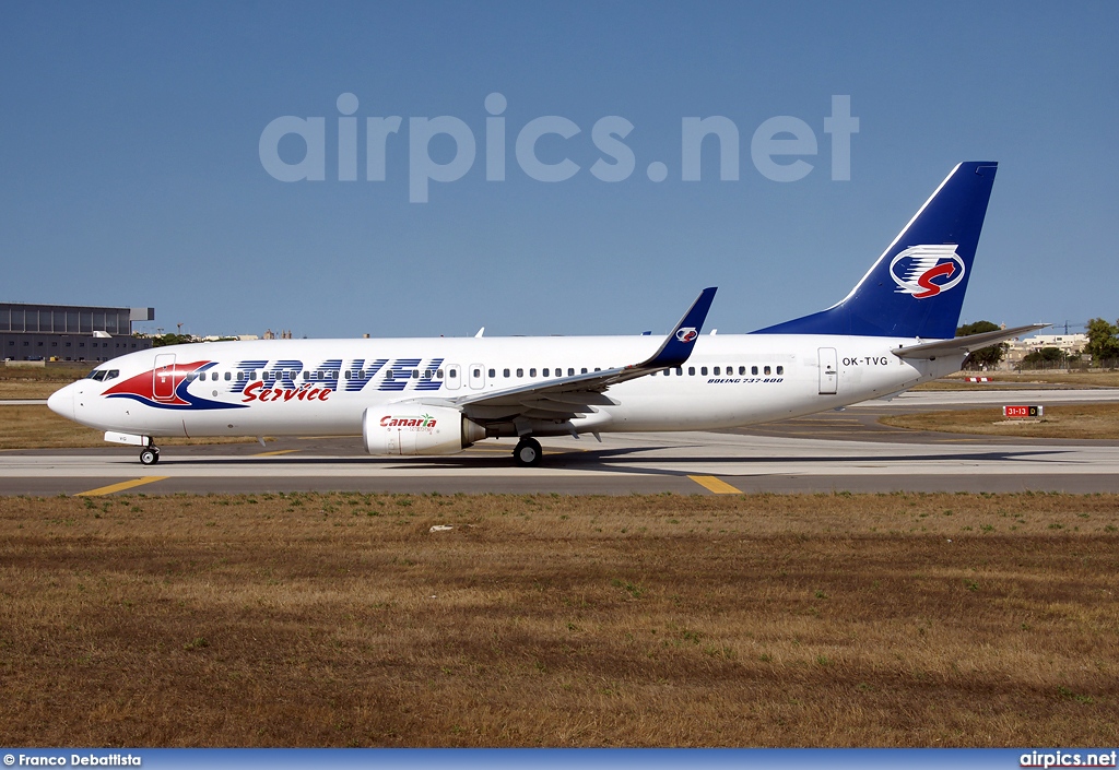 OK-TVG, Boeing 737-800, Travel Service (Slovakia)